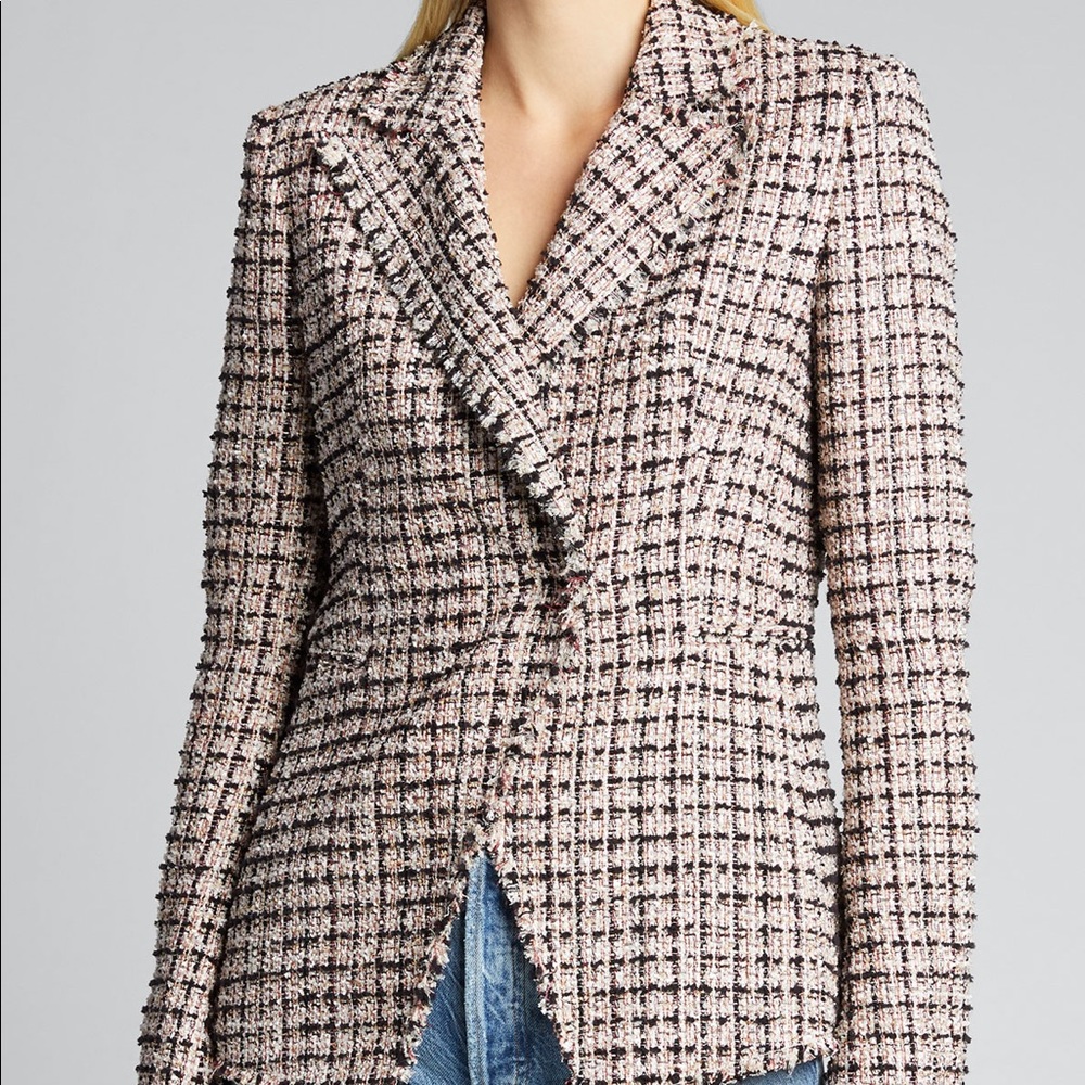 Elie Tahari Jezebel Tweed Blazer - Picture 12 of 12